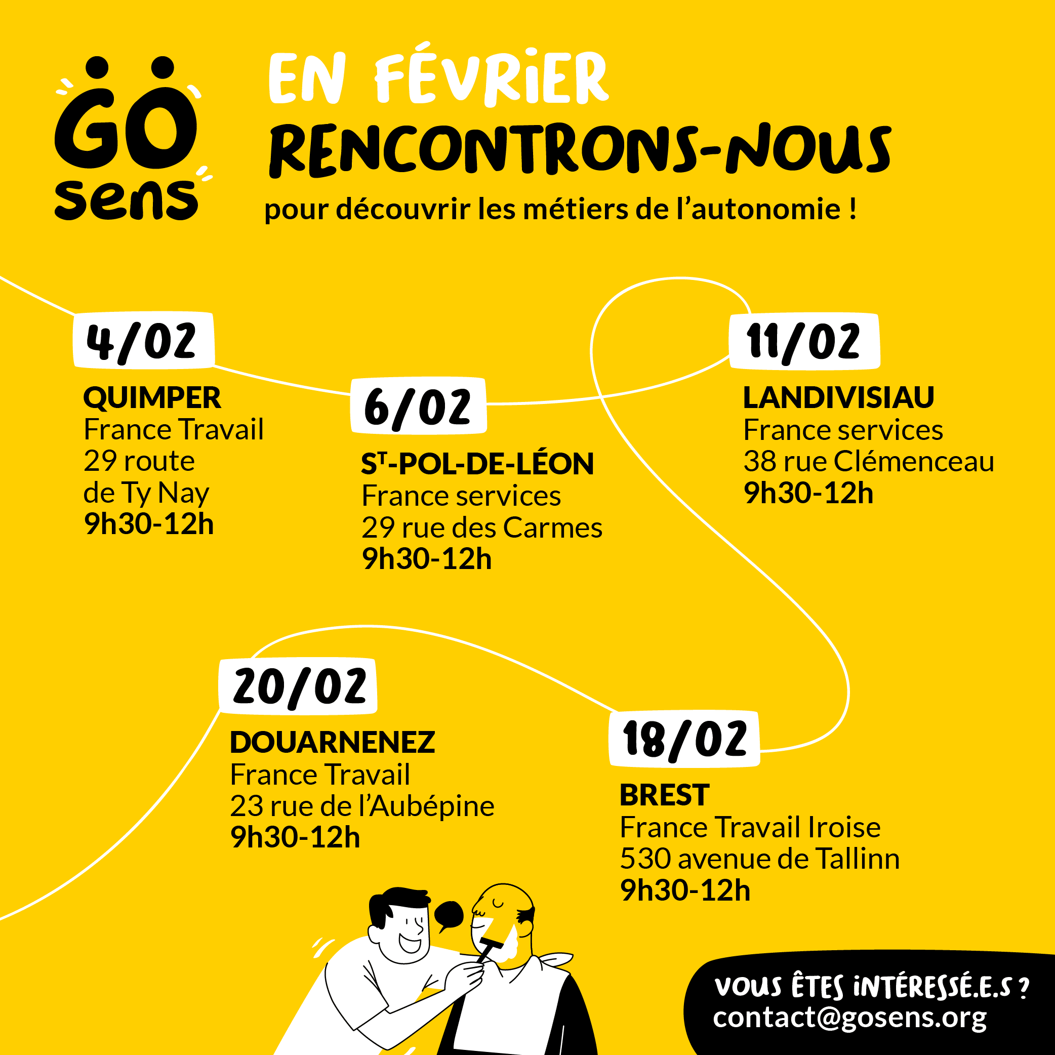 Les rencontres GOsens Septembre à décembre 2024